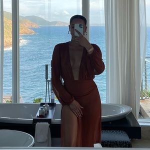 Kimber Maxi Dress in Hazel Brown
Camila Coelho